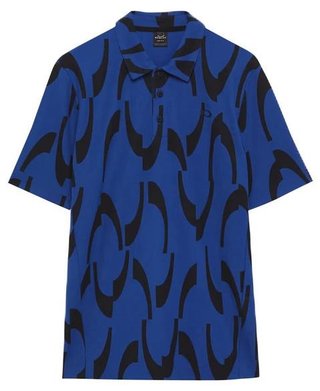 Oakley Tile O men's polo, elektric blue