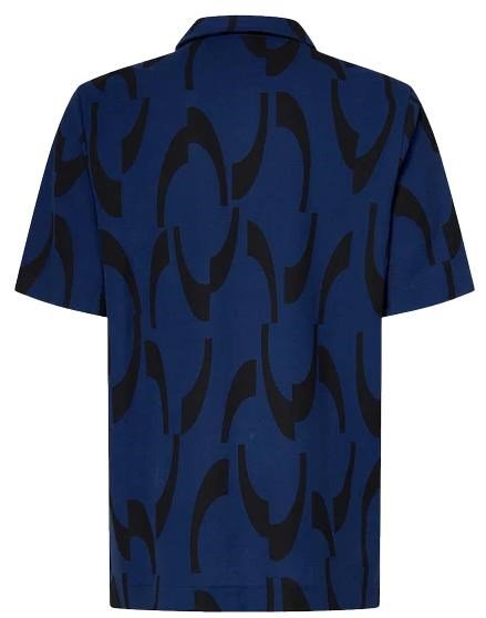 Oakley Tile O men's polo, elektric blue