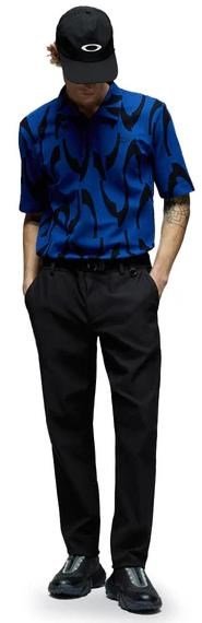 Oakley Tile O men's polo, elektric blue