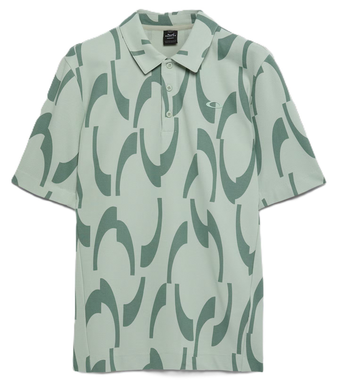 Oakley Tile O men's polo, faded green