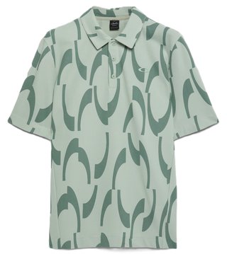 Oakley Tile O men's polo, faded green
