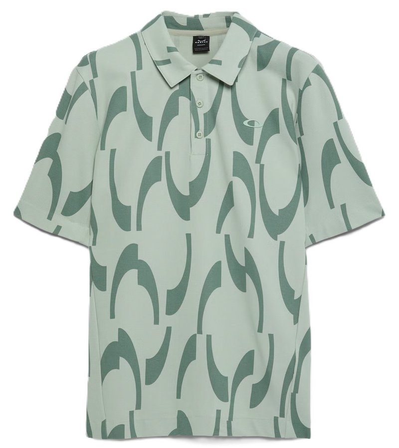 Oakley Tile O men's polo, faded green