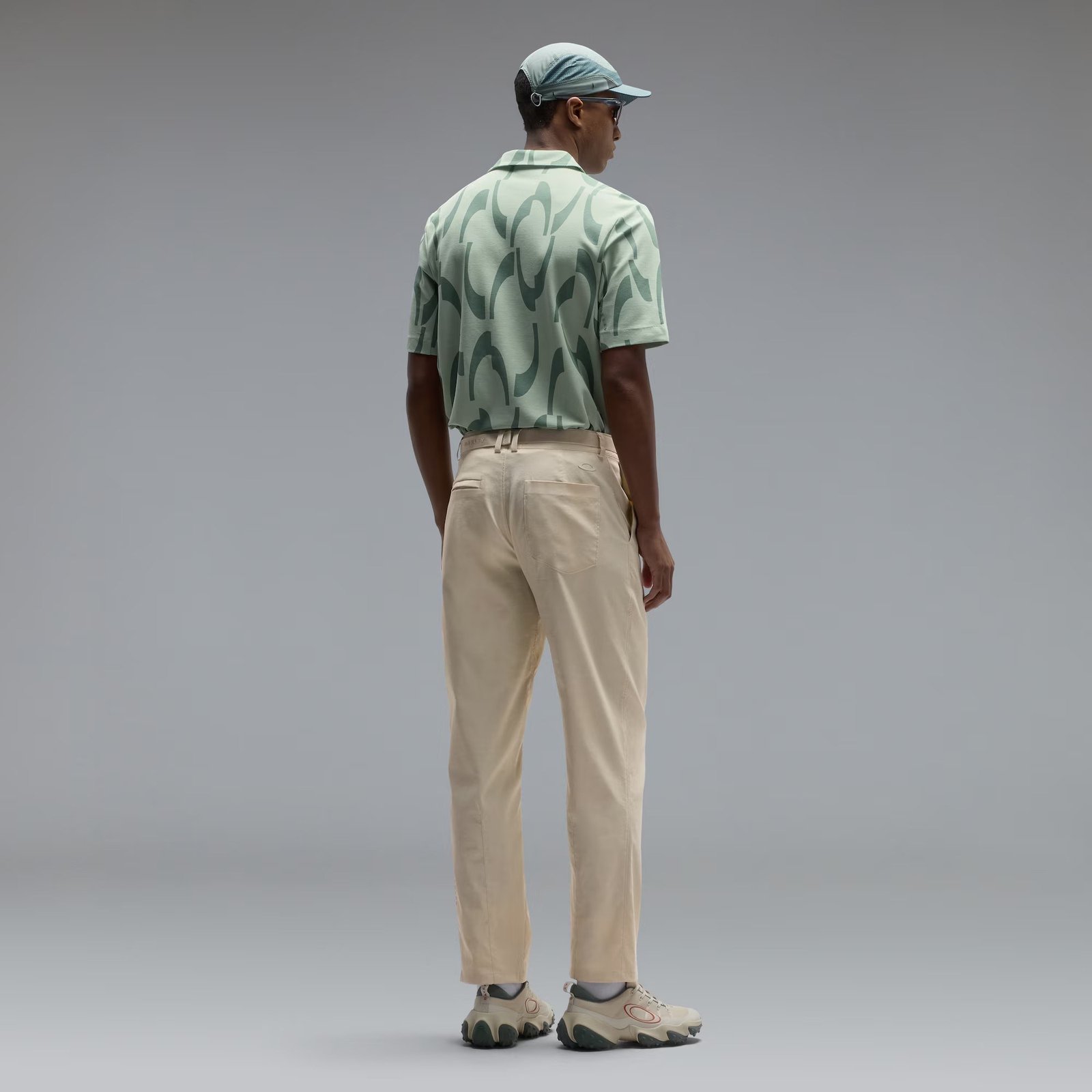 Oakley Tile O men's polo, faded green
