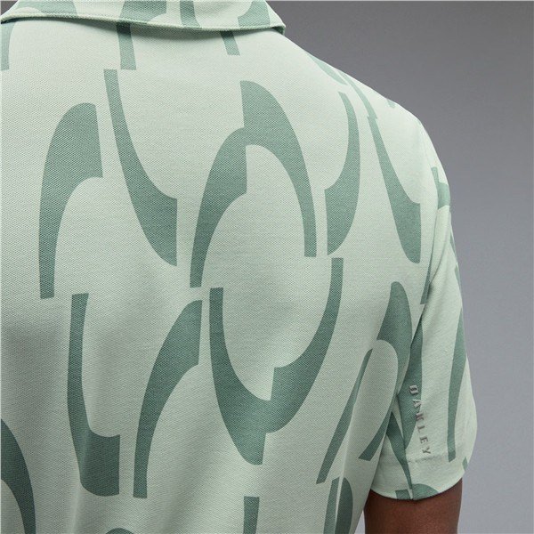 Oakley Tile O men's polo, faded green