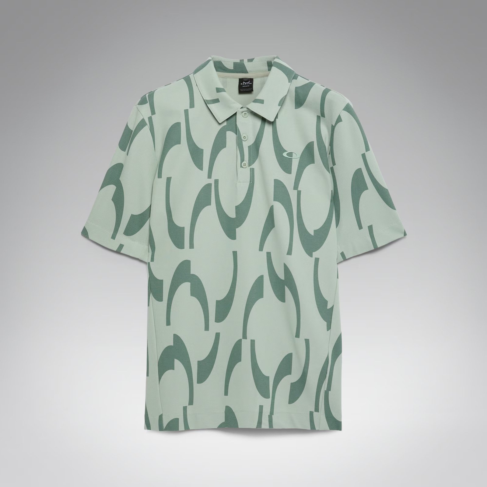 Oakley Tile O men's polo, faded green