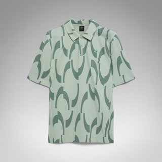 Oakley Tile O men's polo, faded green