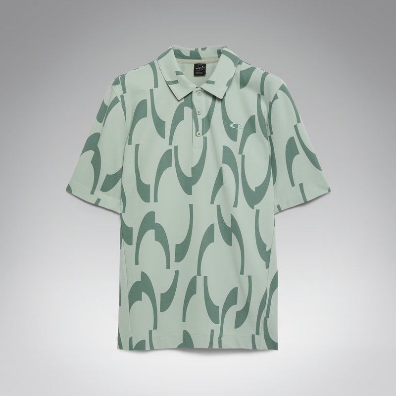 Oakley Tile O men's polo, faded green