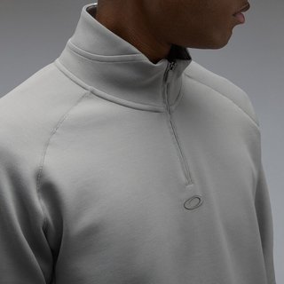 Oakley Platform Quater Zip men's sweatshirt, cement