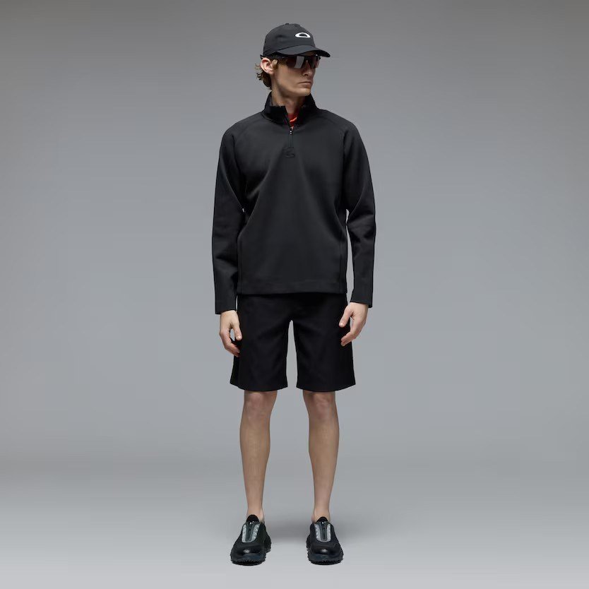 Oakley Platform Quater Zip men's sweatshirt, pitch black