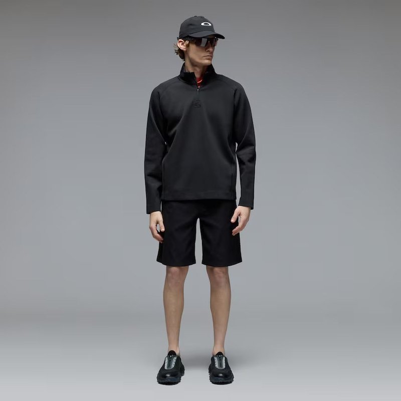 Oakley Platform Quater Zip men's sweatshirt, pitch black