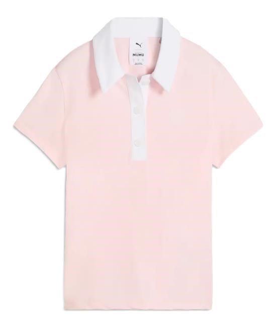 Puma X Mumu Crest women's polo, rose blossom