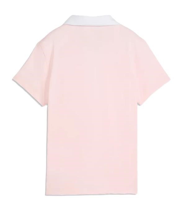Puma X Mumu Crest women's polo, rose blossom