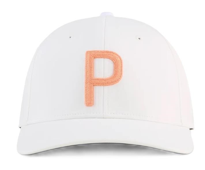 Puma Heritage Tech unisex cap, warm white/melon glow