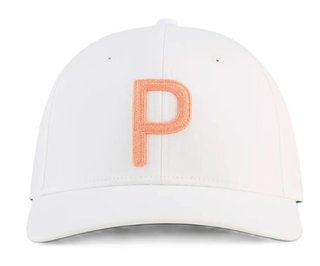 Puma Heritage Tech unisex cap, warm white/melon glow