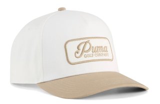 Puma Jupiter men's golf cap, warm white/ice coffee