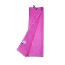 Trifold golf towel, fuchsia