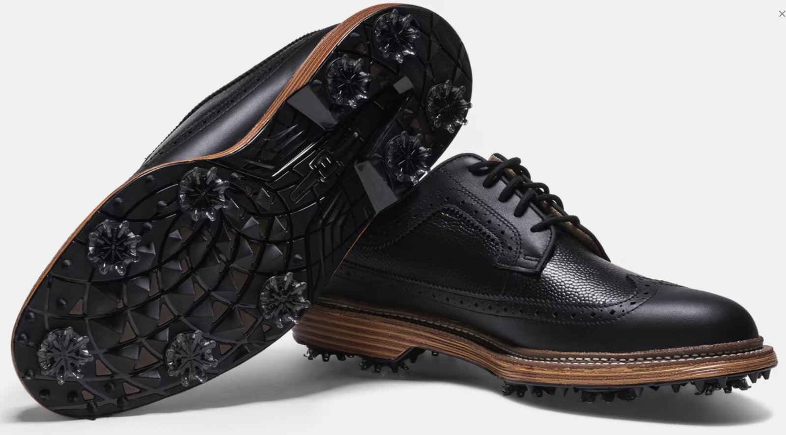FootJoy Premiere Series Marquis men's golf shoes, black/brown