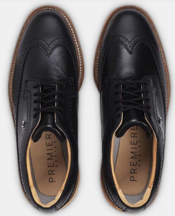 FootJoy Premiere Series Marquis men's golf shoes, black/brown