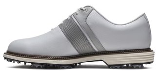 FootJoy Premiere Series Packard mens golf shoes, white/grey