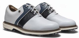 FootJoy Premiere Series Packard mens golf shoes, white/navy