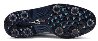 FootJoy Premiere Series Packard mens golf shoes, white/navy/blue