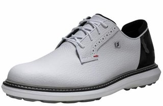 FootJoy Traditions Spikeless mens golf shoes, white/black