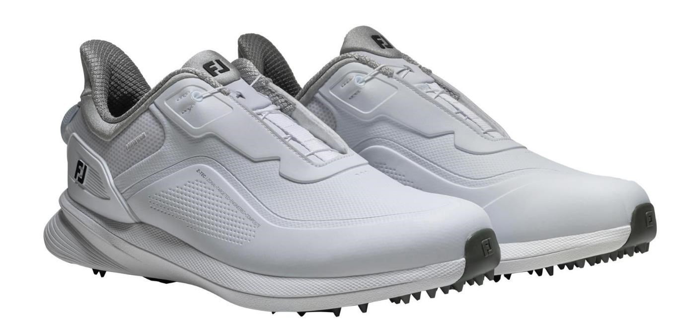 FootJoy Pro/SL BOA mens golf shoes, white/grey