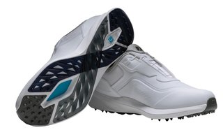 FootJoy Pro/SL BOA mens golf shoes, white/grey
