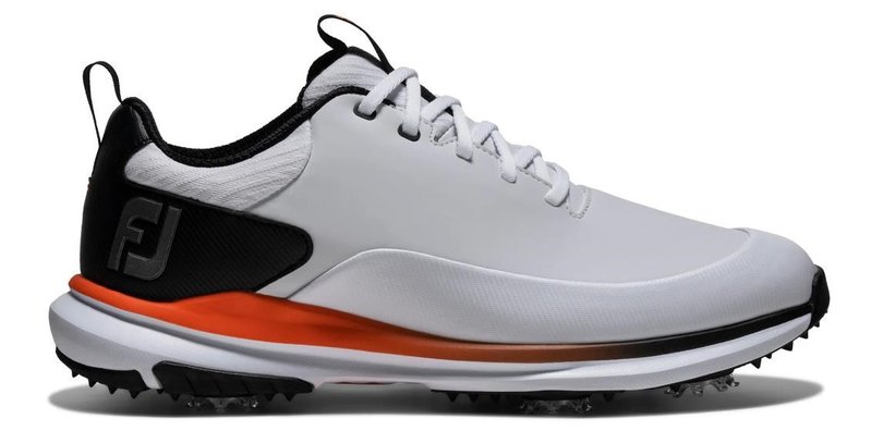 FootJoy Tour Rival mens golf shoes, white/black