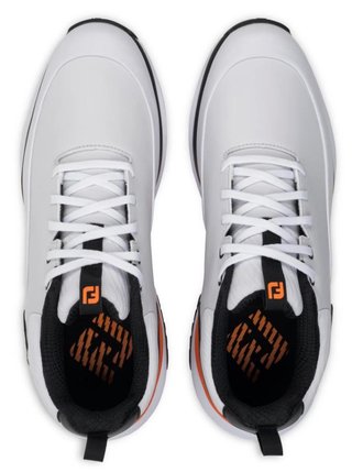 FootJoy Tour Rival mens golf shoes, white/black