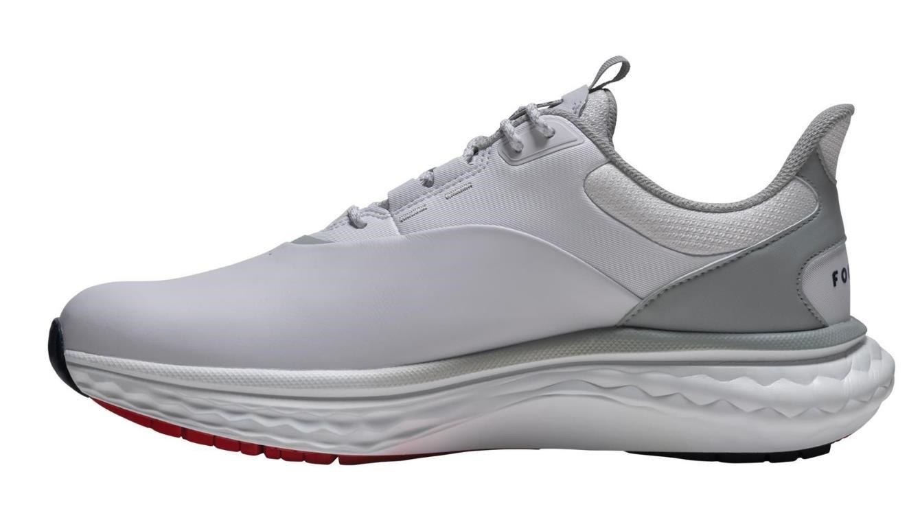 FootJoy Quantum mens golf shoes, white/grey