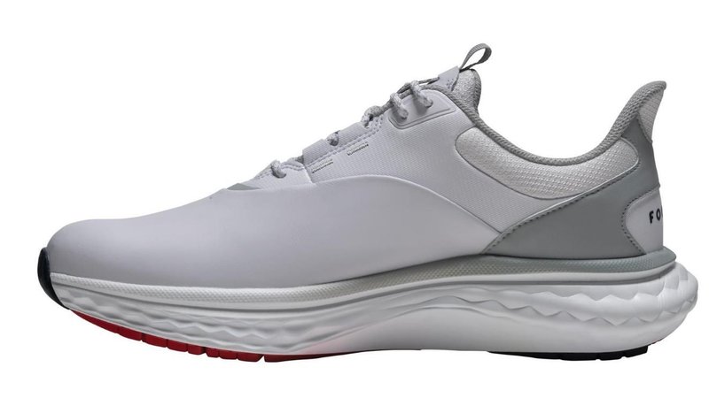 FootJoy Quantum mens golf shoes, white/grey