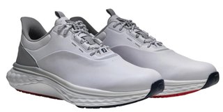 FootJoy Quantum mens golf shoes, white/grey