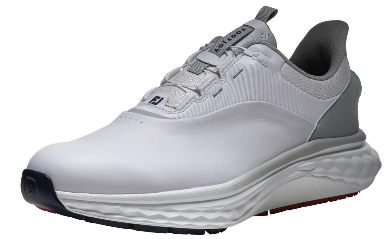FootJoy Quantum BOA mens golf shoes, white/grey