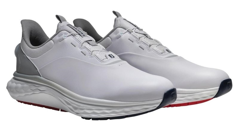 FootJoy Quantum BOA mens golf shoes, white/grey