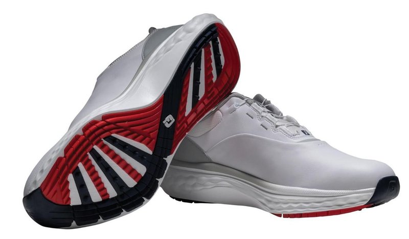 FootJoy Quantum BOA mens golf shoes, white/grey