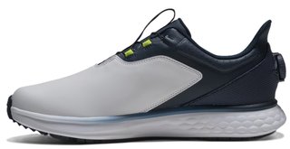 FootJoy Pulse BOA mens golf shoes, white/navy