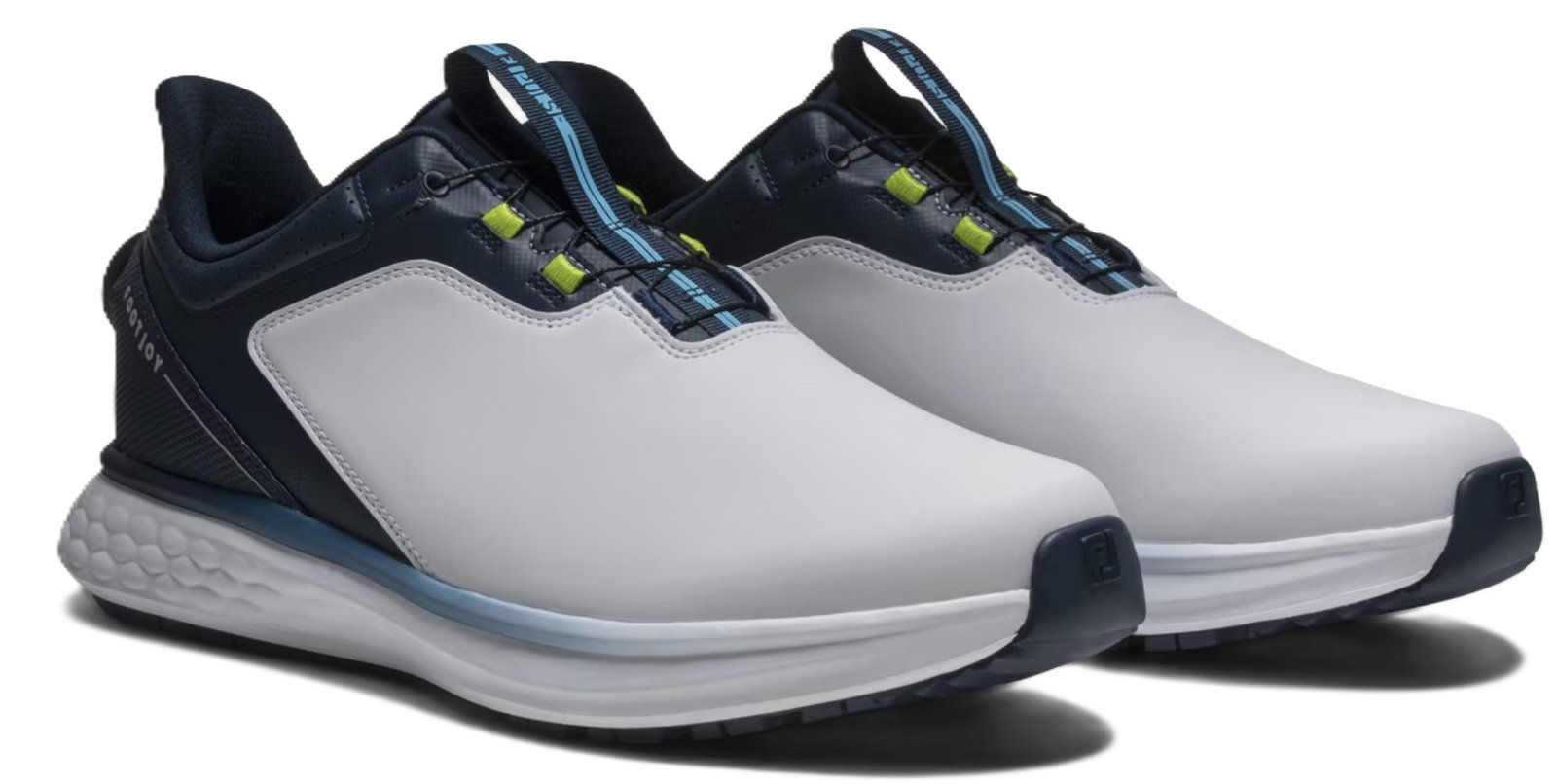 FootJoy Pulse BOA mens golf shoes, white/navy
