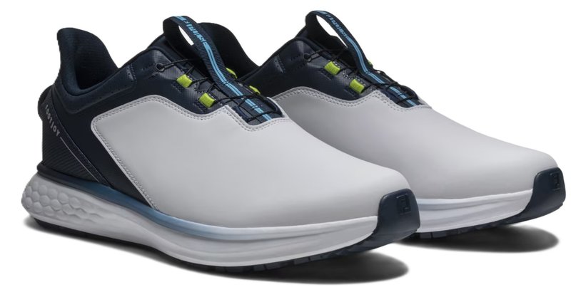 FootJoy Pulse BOA mens golf shoes, white/navy