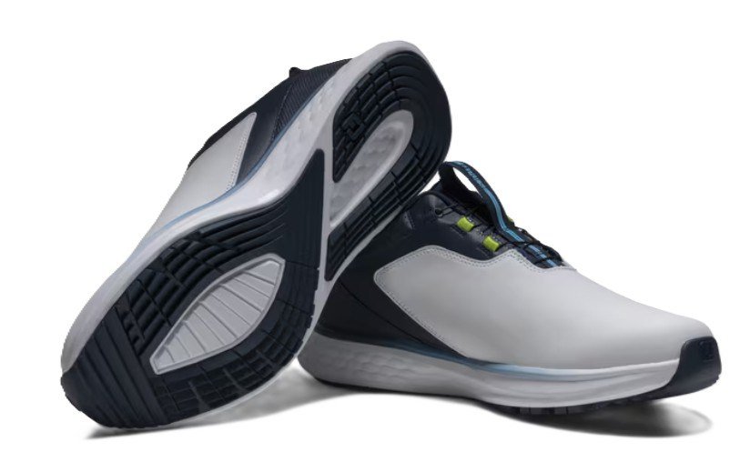 FootJoy Pulse BOA mens golf shoes, white/navy