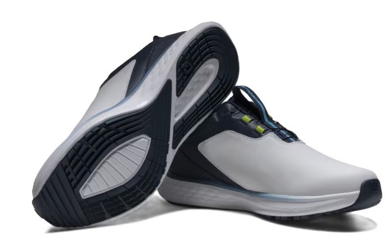 FootJoy Pulse BOA mens golf shoes, white/navy