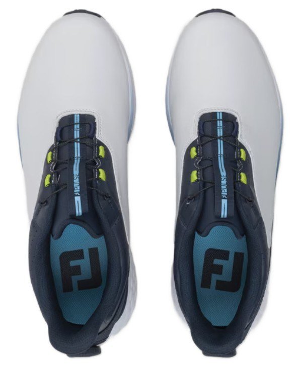 FootJoy Pulse BOA mens golf shoes, white/navy