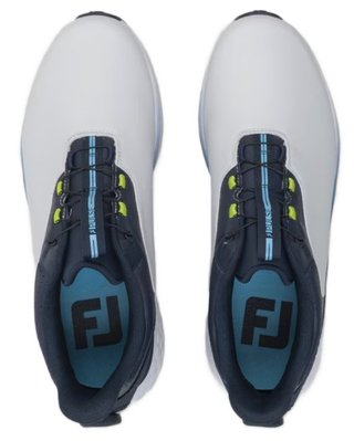 FootJoy Pulse BOA mens golf shoes, white/navy