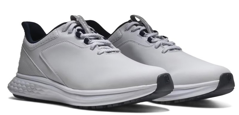 FootJoy Pulse mens golf shoes, white/grey