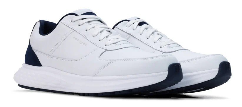 Footjoy FootJoy Hampton mens golf shoes, white/navy