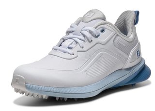 FootJoy Pro/SL ladies golf shoes, white/blue
