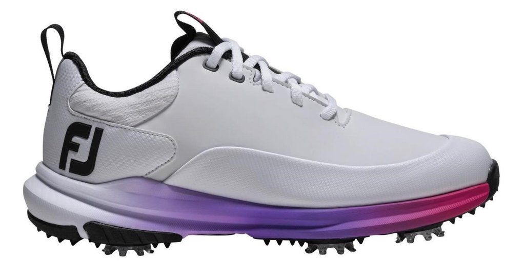 FootJoy Tour Rival ladies golf shoes, white/pink
