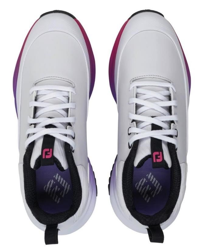 FootJoy Tour Rival ladies golf shoes, white/pink