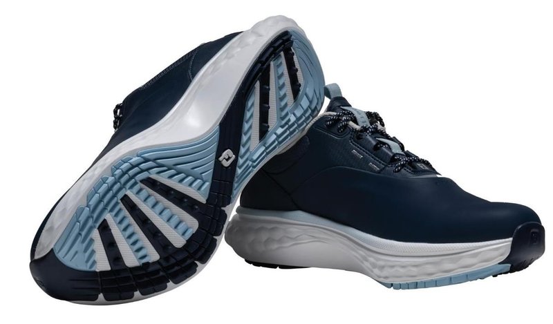 FootJoy Quantum ladies golf shoes, navy/white/blue
