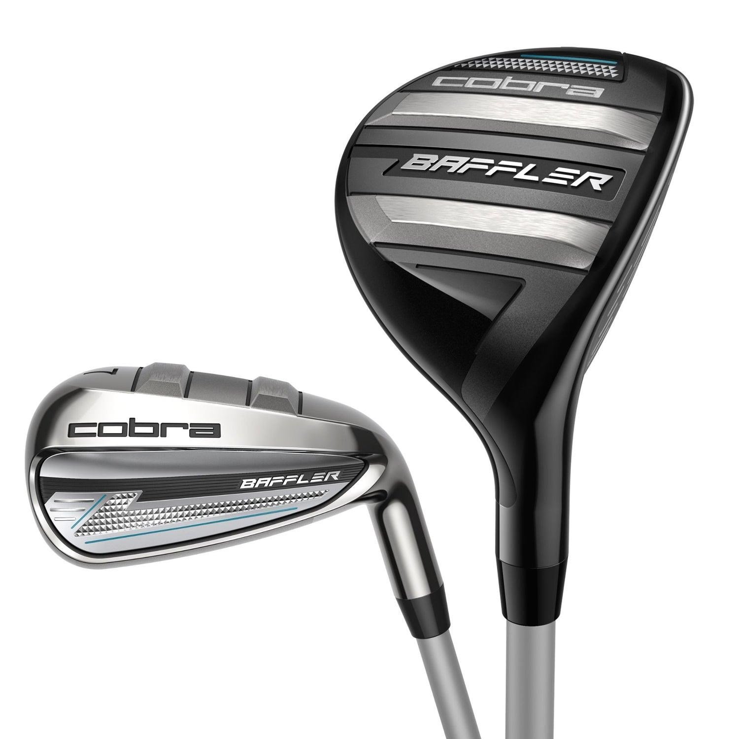 Cobra BAFFLER Black Silver ladies combo irons, graphite